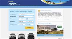 Desktop Screenshot of invernessairportcarhire.net