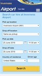 Mobile Screenshot of invernessairportcarhire.net